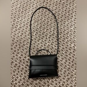 Kozha Numbers Black Leather Crossbody Bag